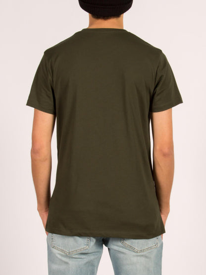 WEAVE LW SS DARK GREEN