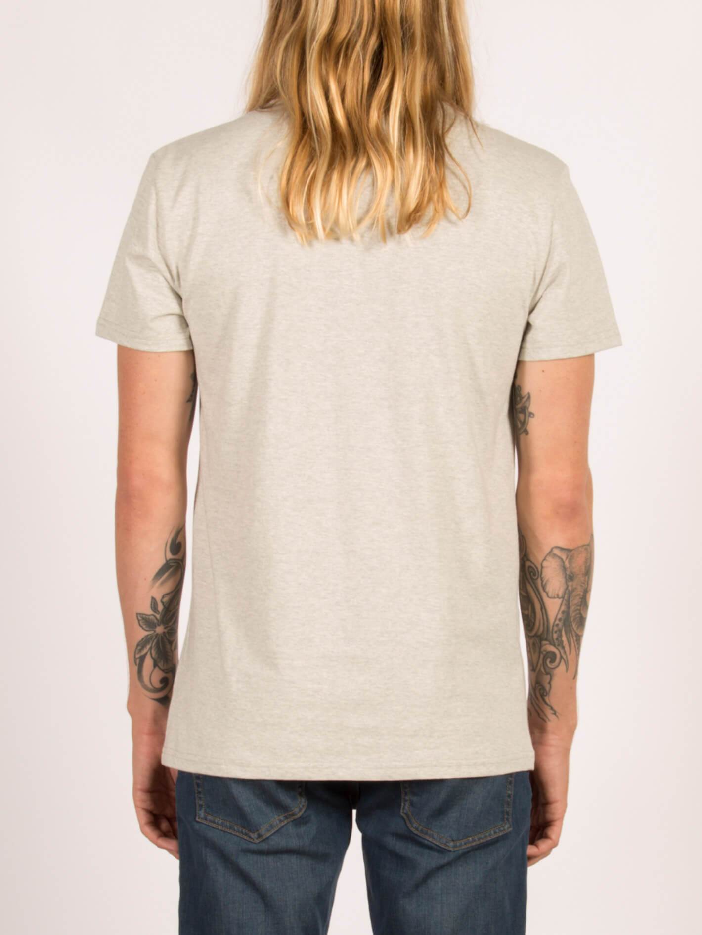 CONTRA POCKET SS HEATHER GREY