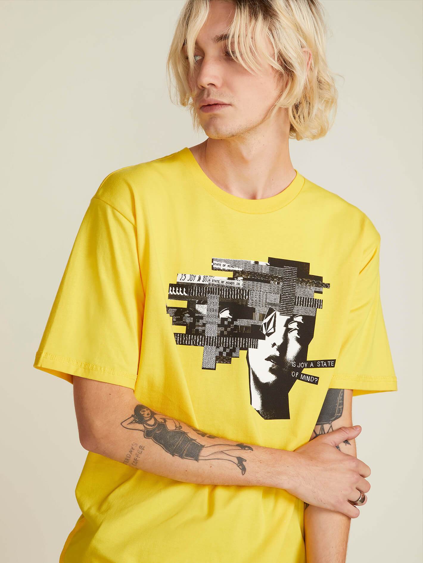 Noa Noise Head T-shirt - Cyber Yellow