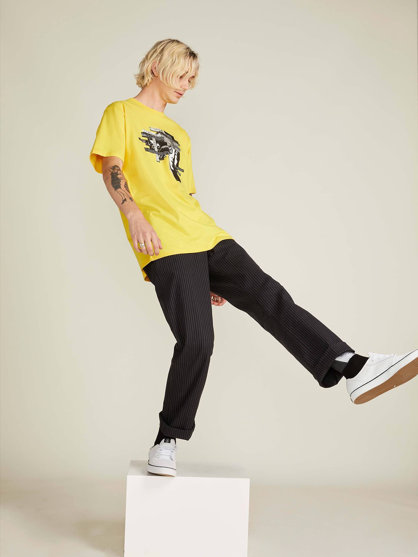 Noa Noise Head T-shirt - Cyber Yellow