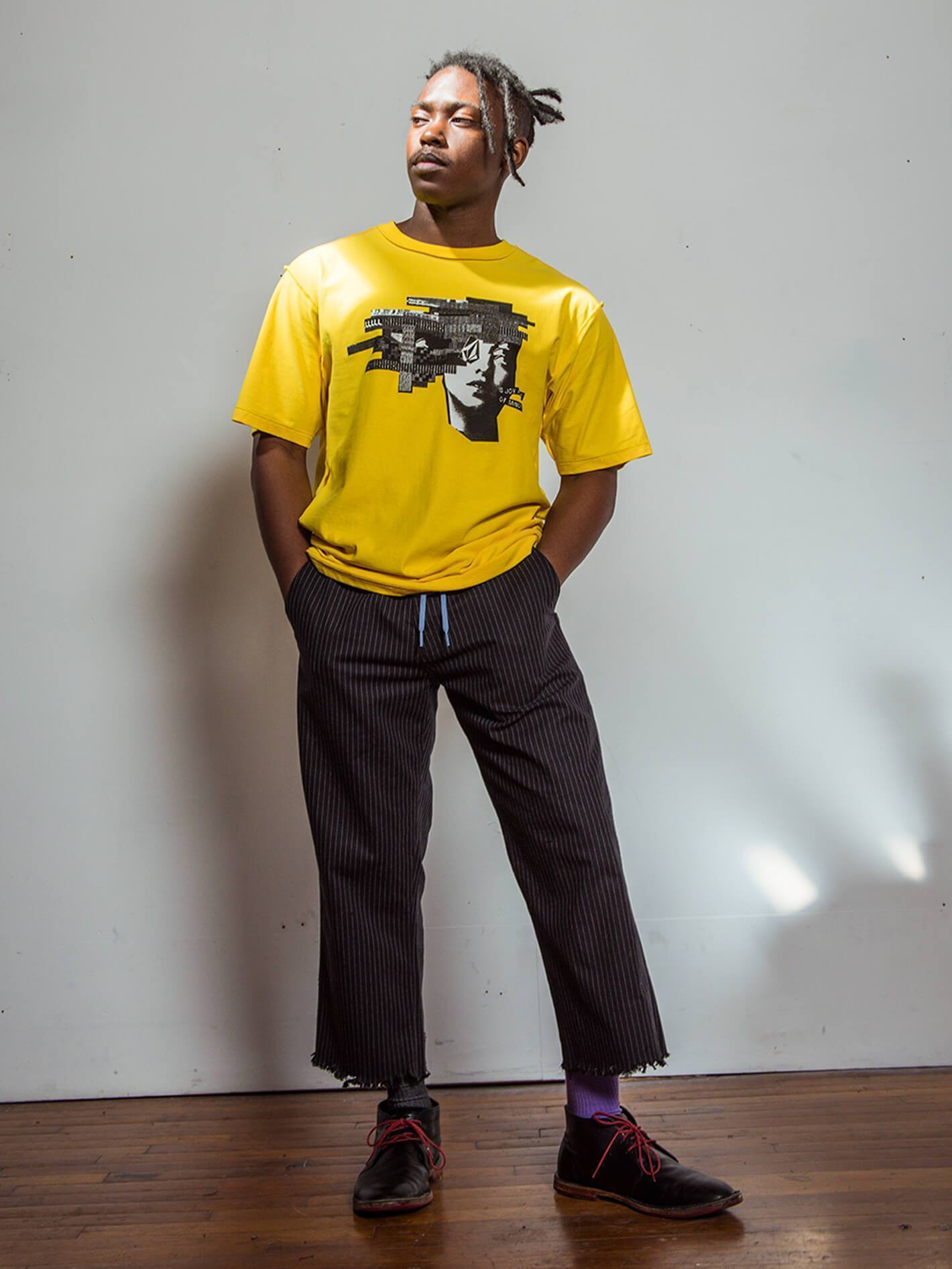Noa Noise Head T-shirt - Cyber Yellow