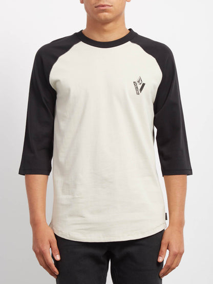 Cutout 3/4 T-shirt - Black