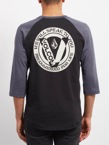Cutout 3/4 T-shirt - Midnight Blue
