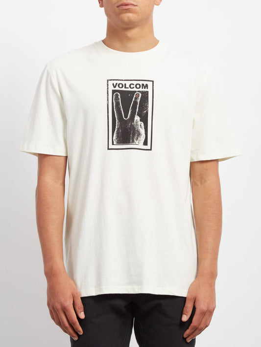 Peace Off  T-shirt - Dirty White