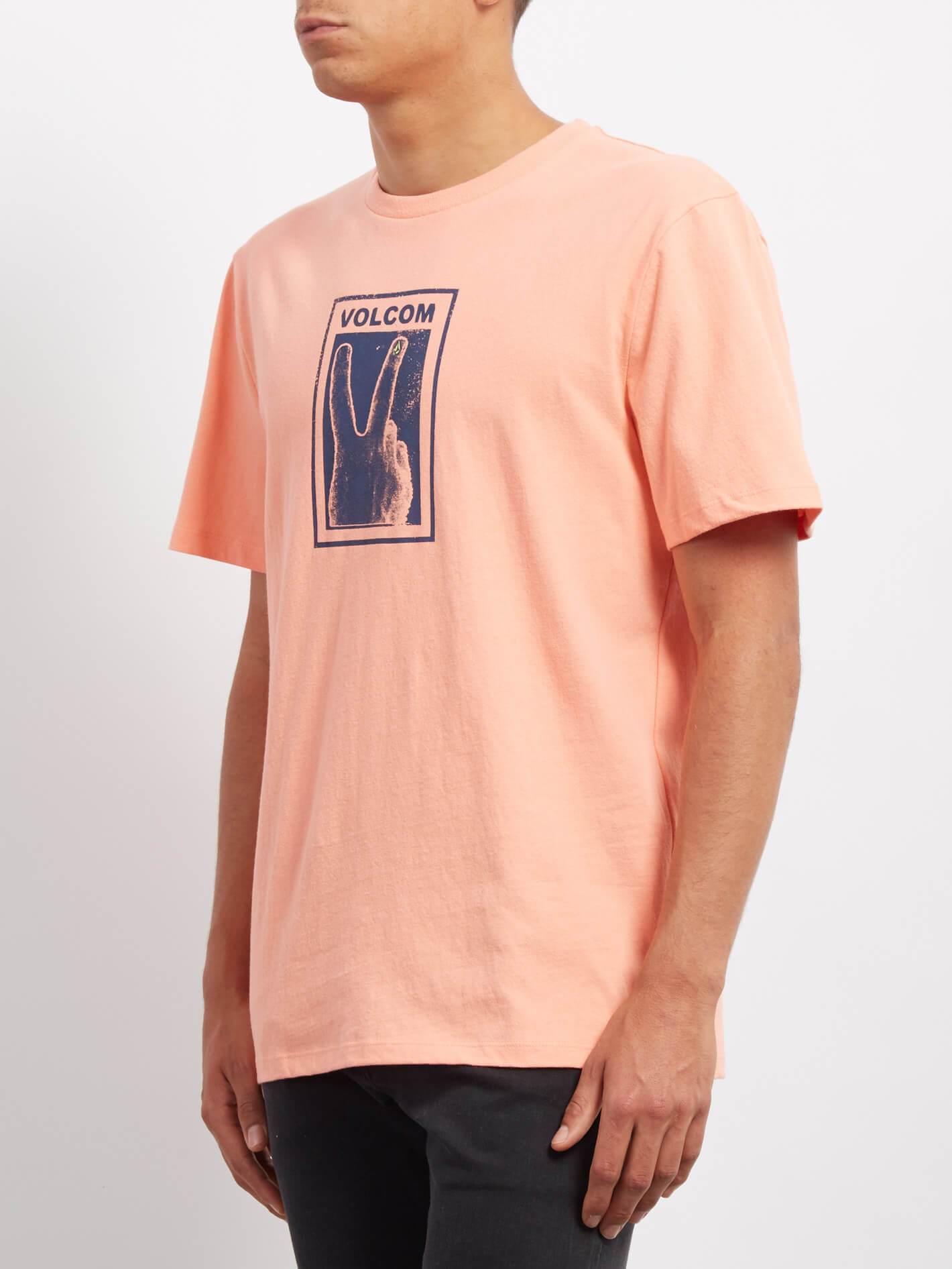 Peace Off  T-shirt - Orange Glow