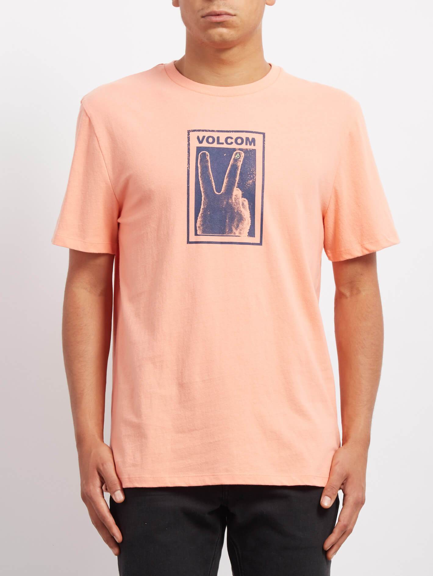 Peace Off  T-shirt - Orange Glow