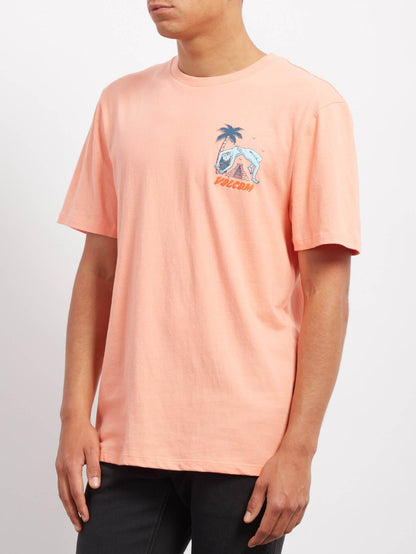 Cryptic Isle  T-shirt - Orange Glow