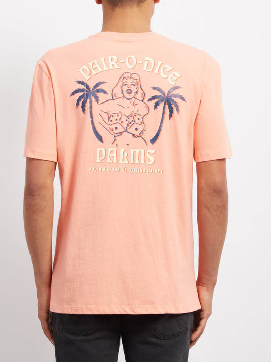 Pair Of Dice  T-shirt - Orange Glow