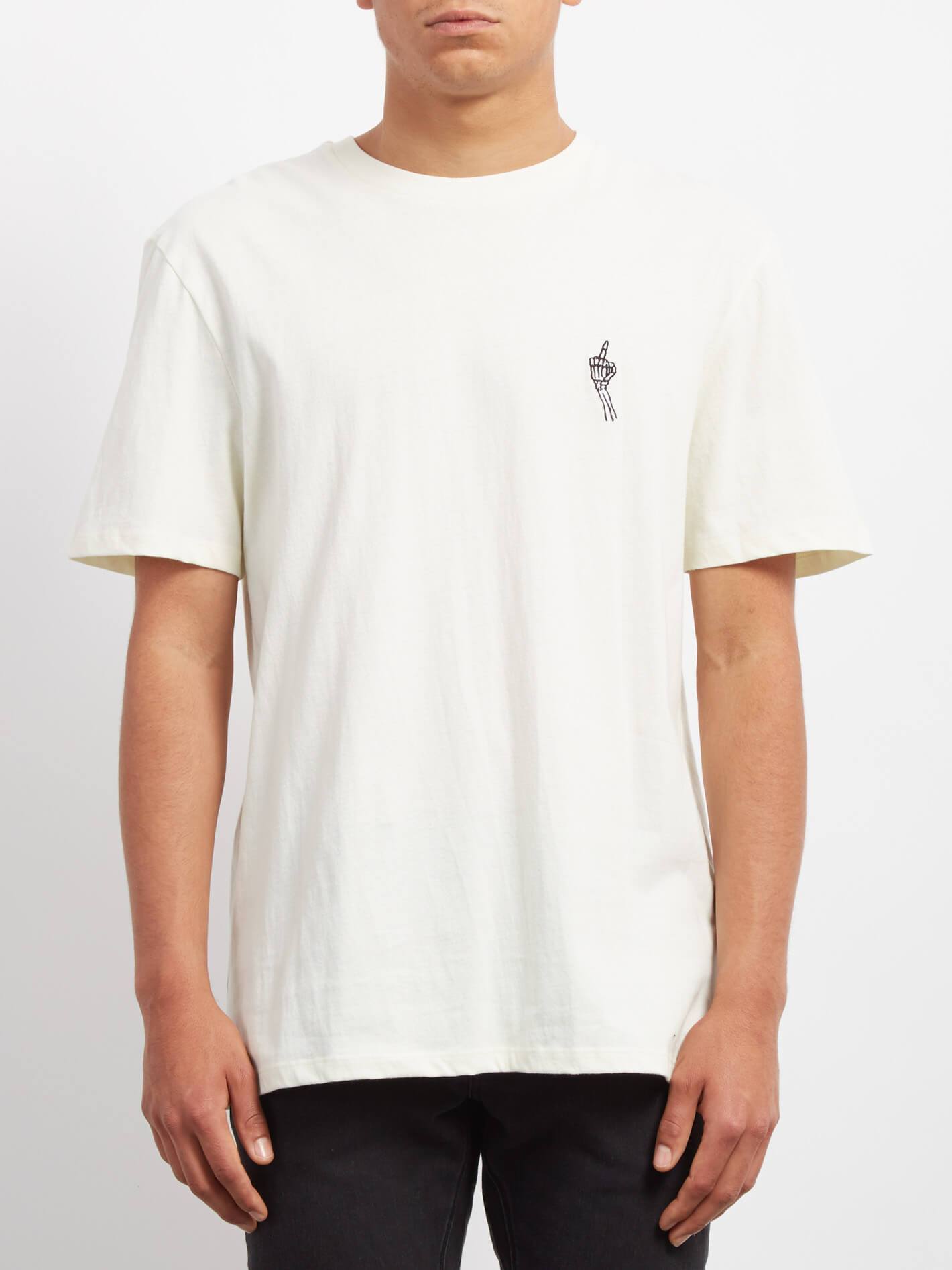 Finger  T-shirt - Dirty White