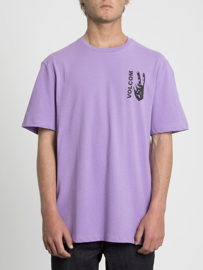 Peace Grid T-shirt - Lavender