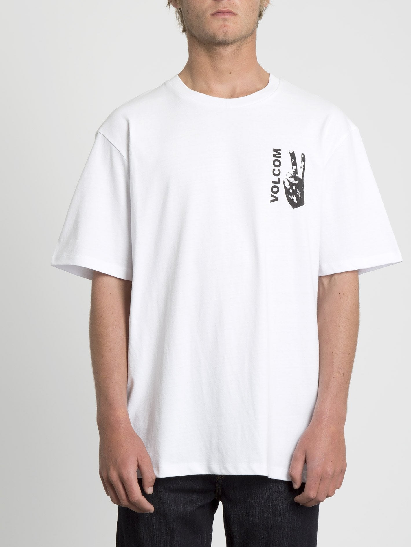 Peace Grid T-shirt - White
