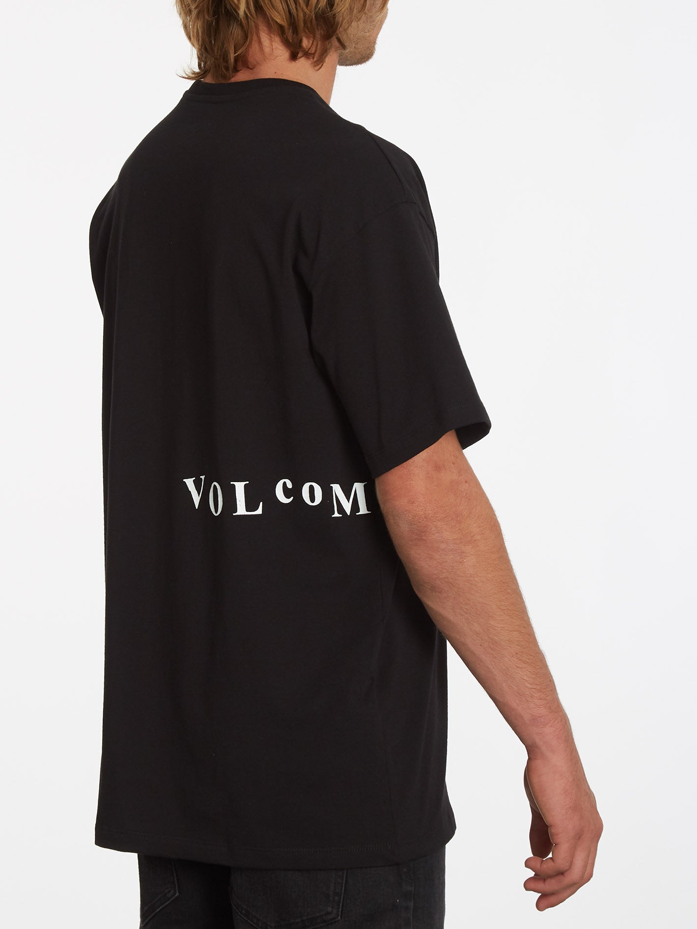 Scratched Stone T-shirt - BLACK