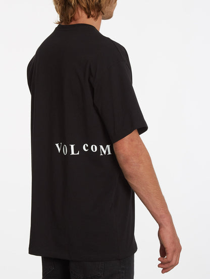 Scratched Stone T-shirt - BLACK