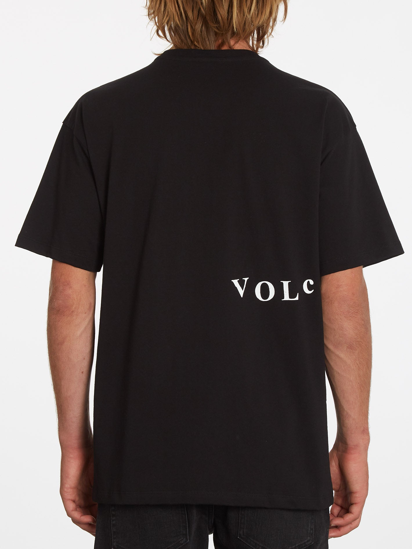 Scratched Stone T-shirt - BLACK