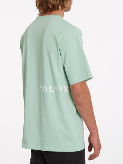 Scratched Stone T-shirt - LICHEN GREEN