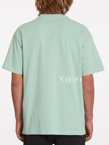 Scratched Stone T-shirt - LICHEN GREEN