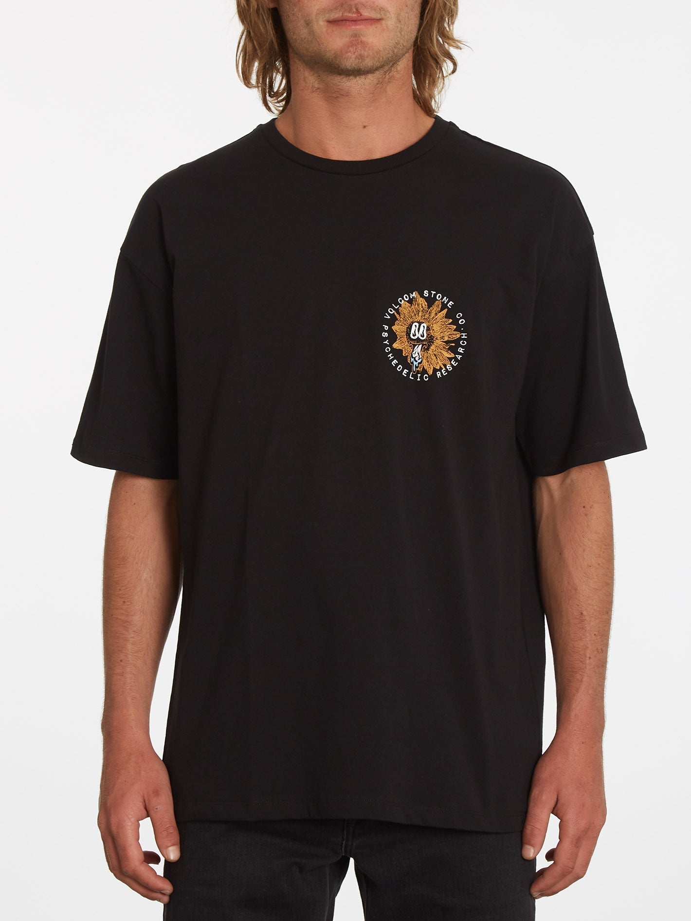 Acid Sun T-shirt - BLACK