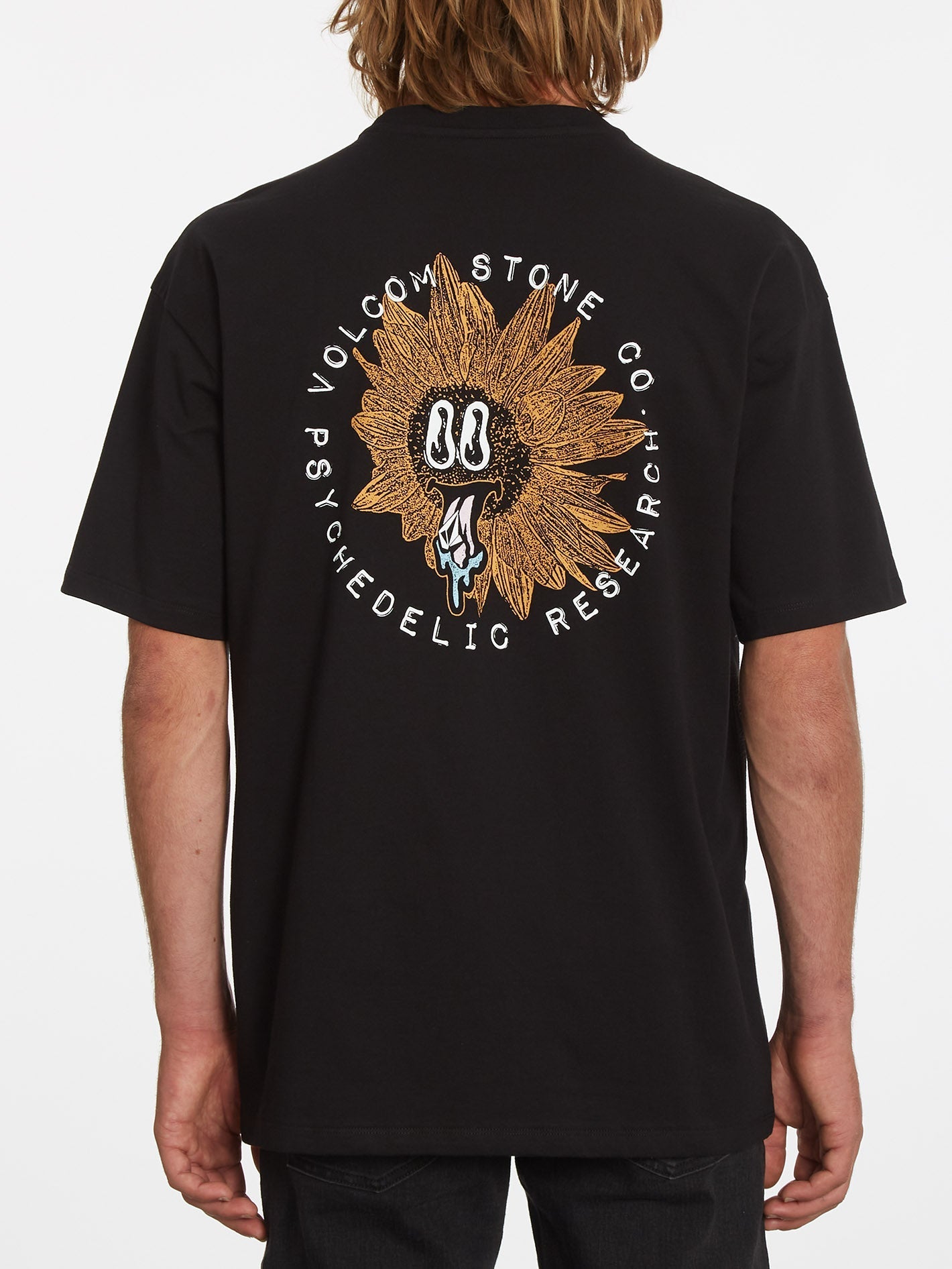 Acid Sun T-shirt - BLACK