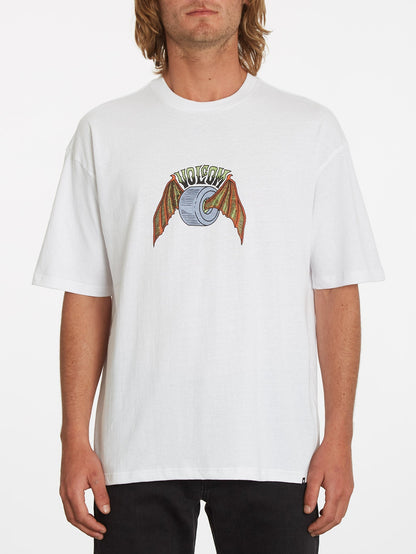 Hell Wheel T-shirt - WHITE