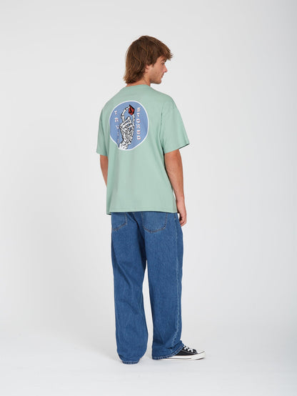 Stokstone T-shirt - LICHEN GREEN