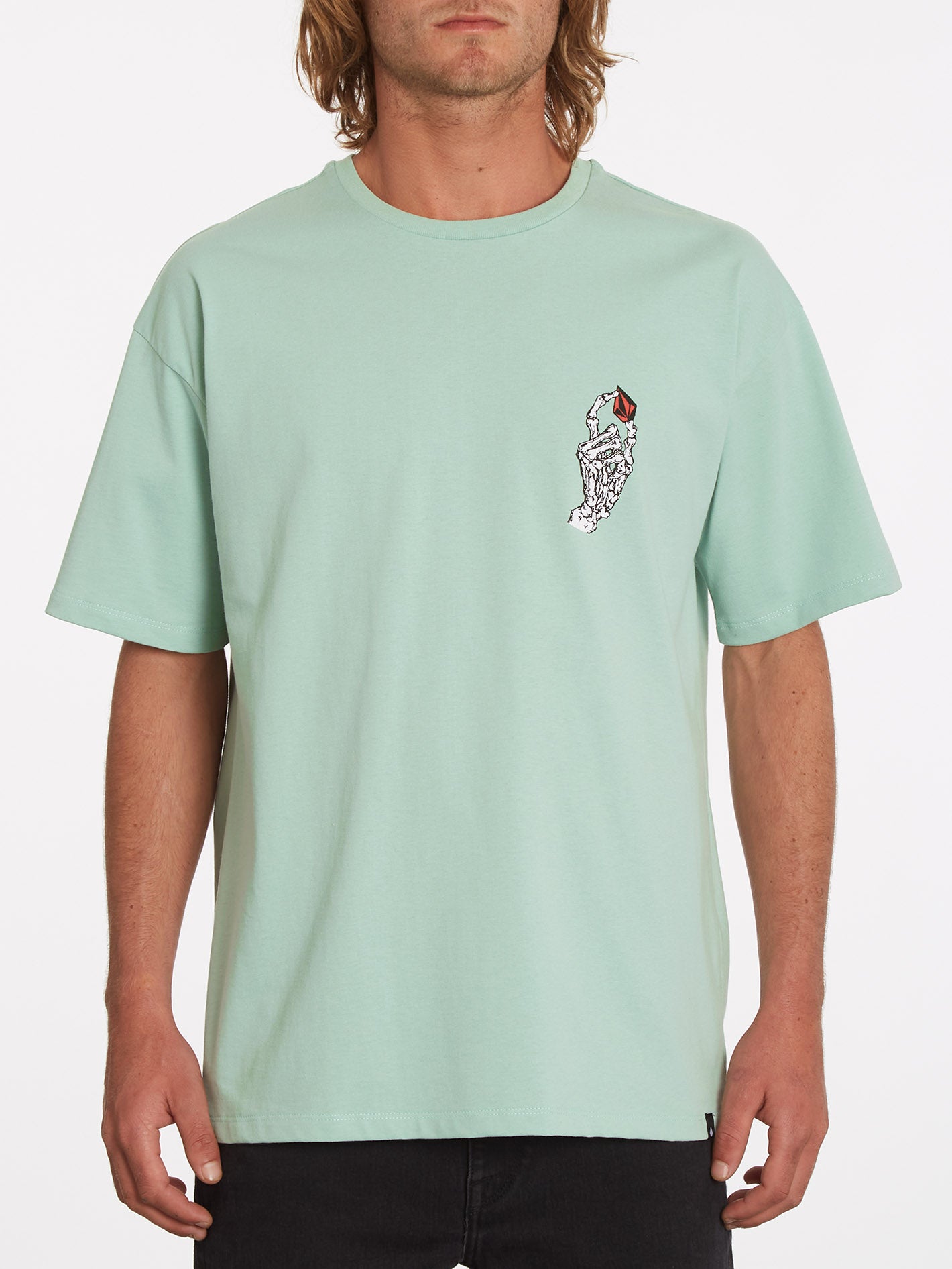 Stokstone T-shirt - LICHEN GREEN