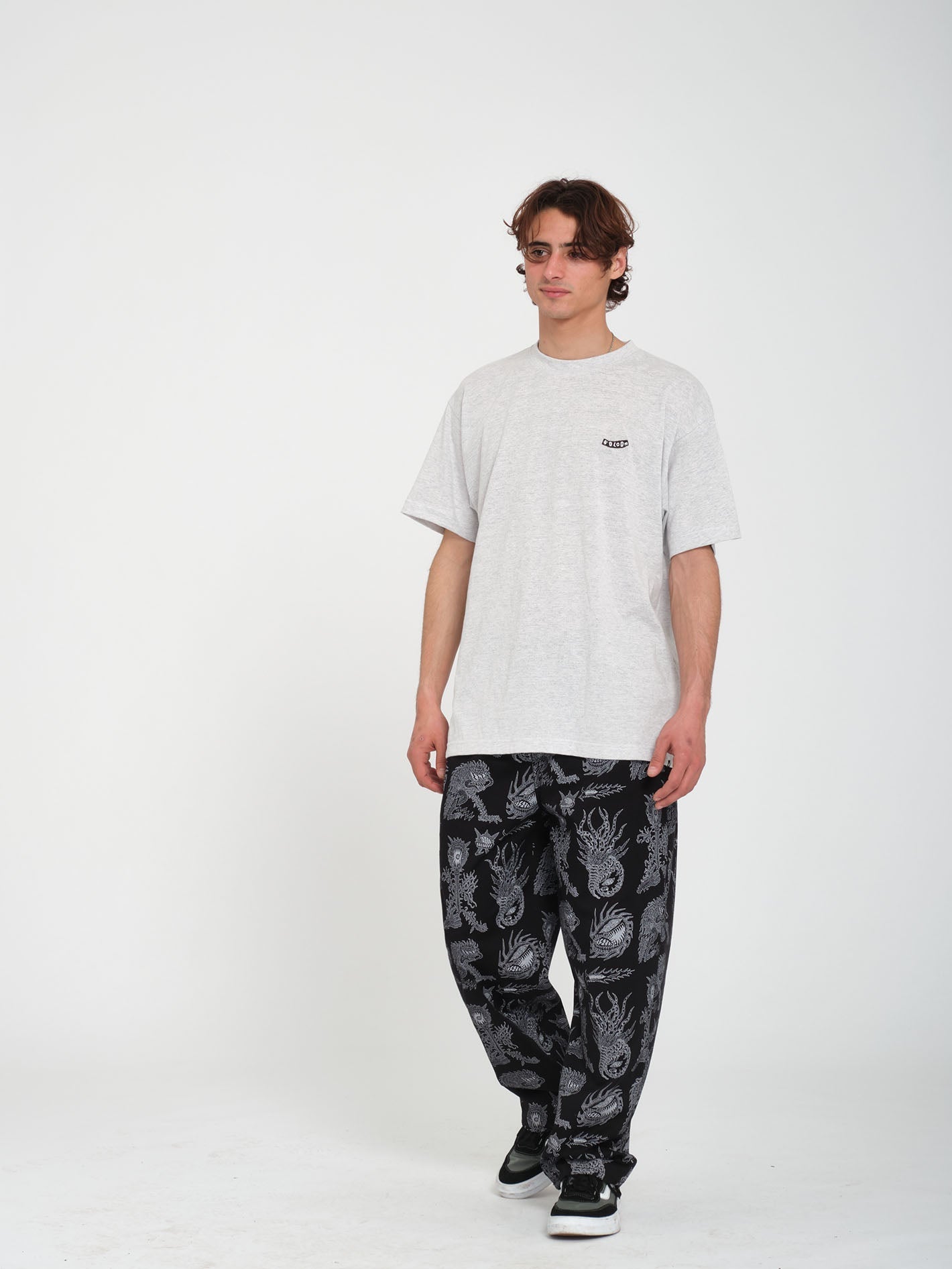 Pistol Stone T-shirt - BONE HEATHER