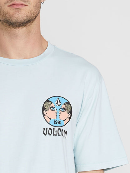 Mirror Mind Short Sleeve Tee - Pale Blue