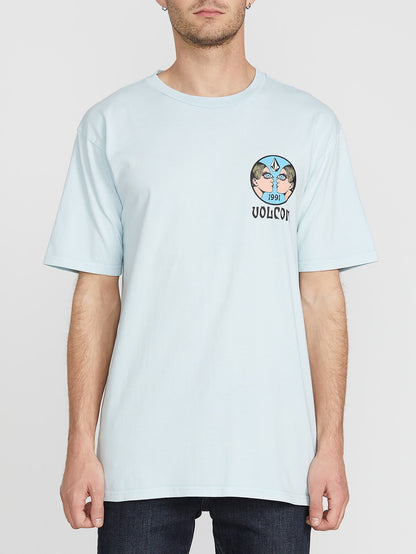 Mirror Mind Short Sleeve Tee - Pale Blue