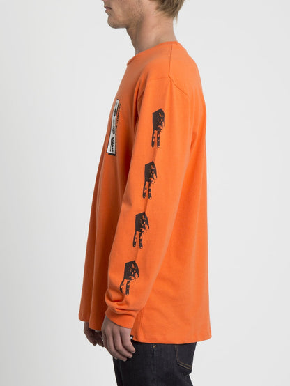 Peace Grid Boxy T-shirt - Tigerlily