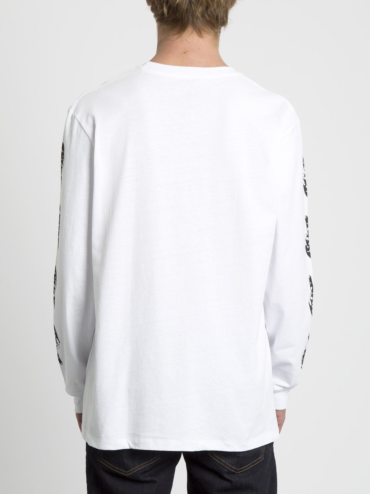 Peace Grid Boxy T-shirt - White