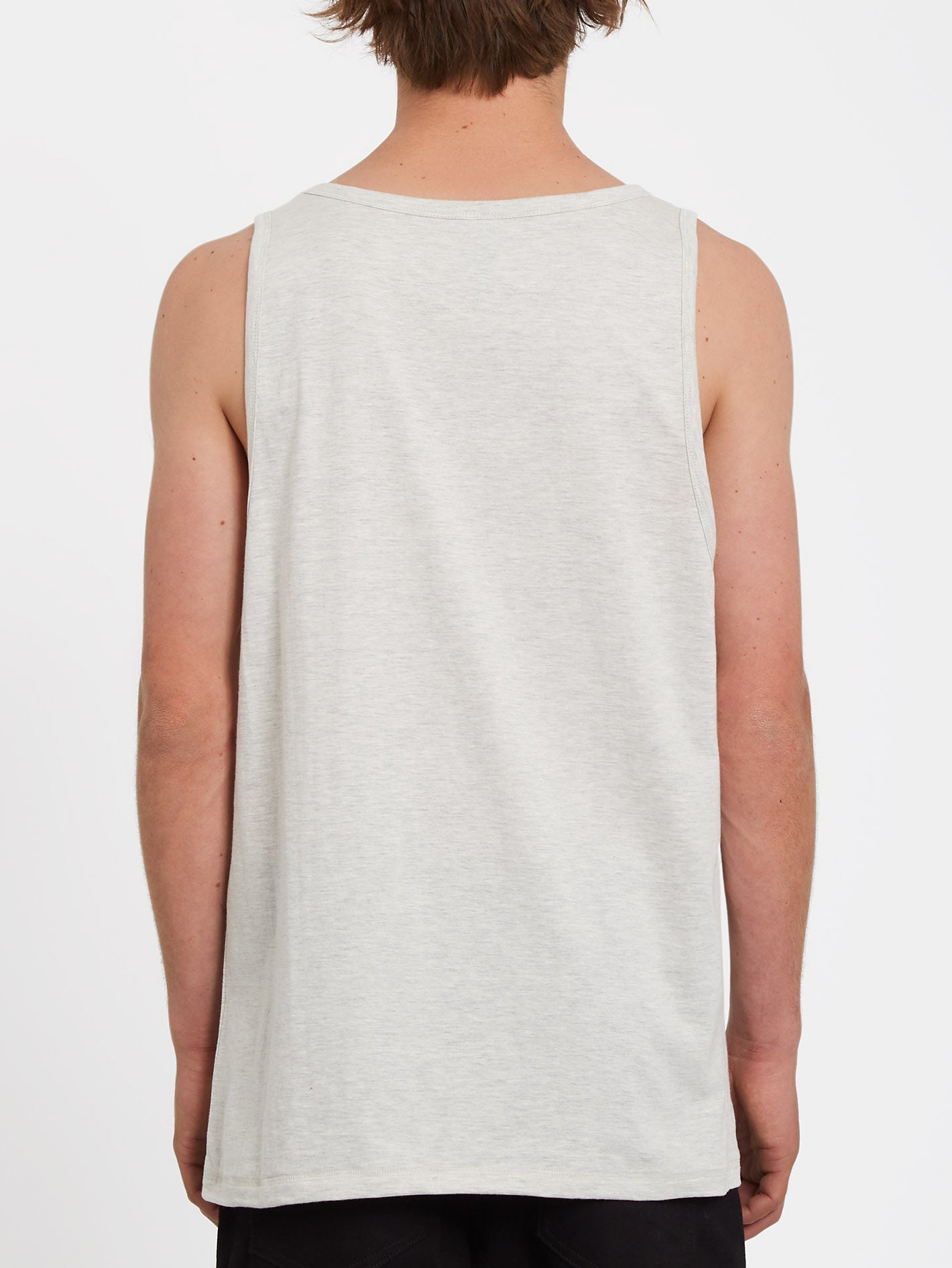Circle Blanks Tank top - BONE HEATHER