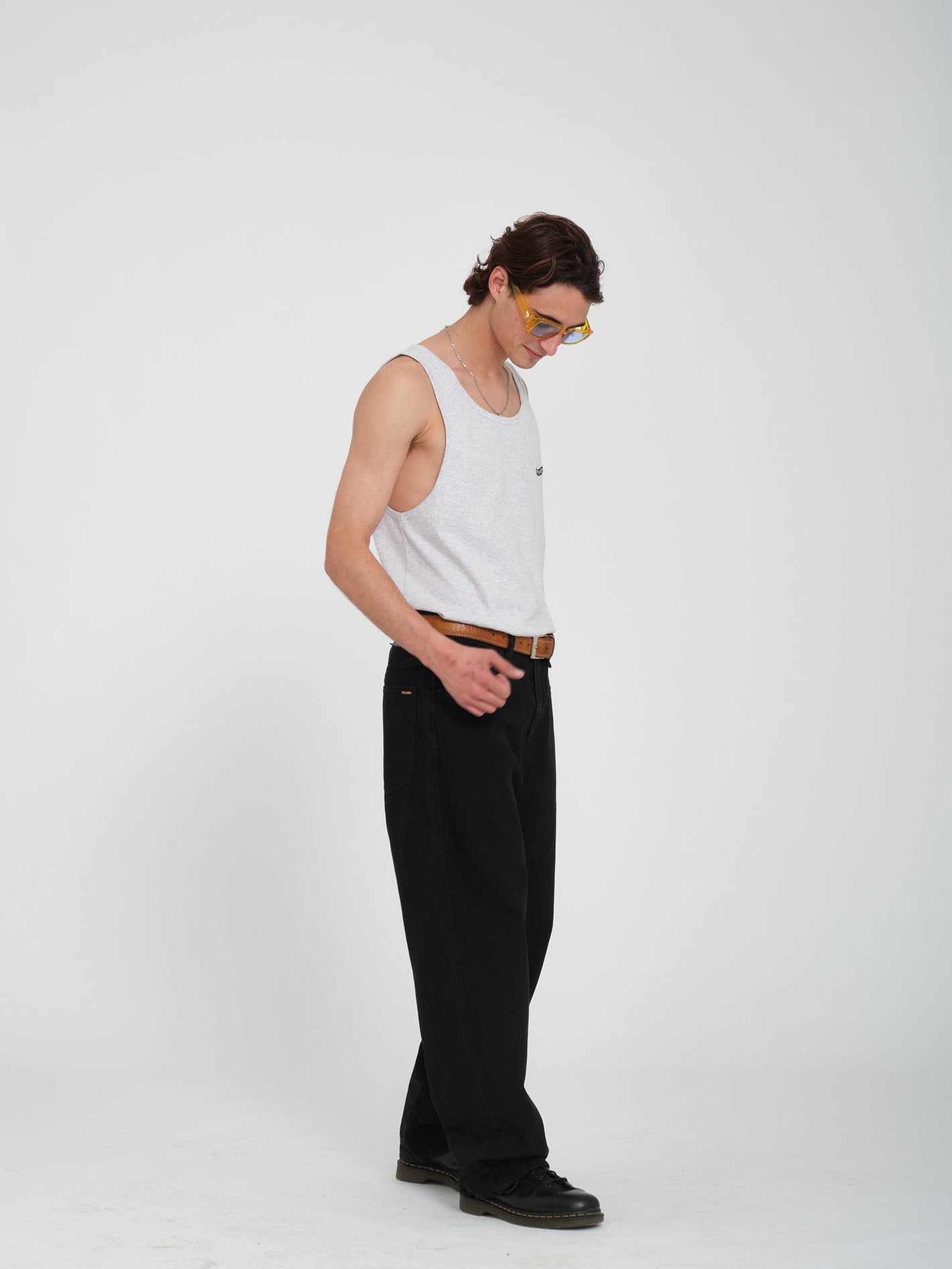 Pistol Stone Tank top - BONE HEATHER