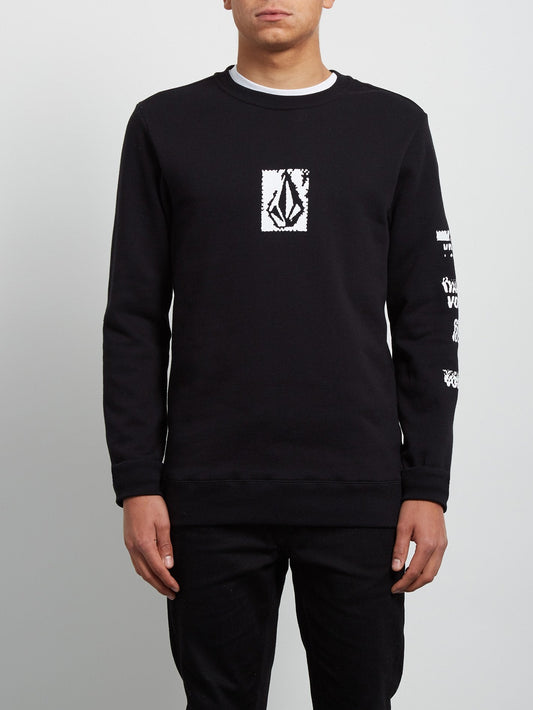Supply Stone Crew Sweatshirt - Black