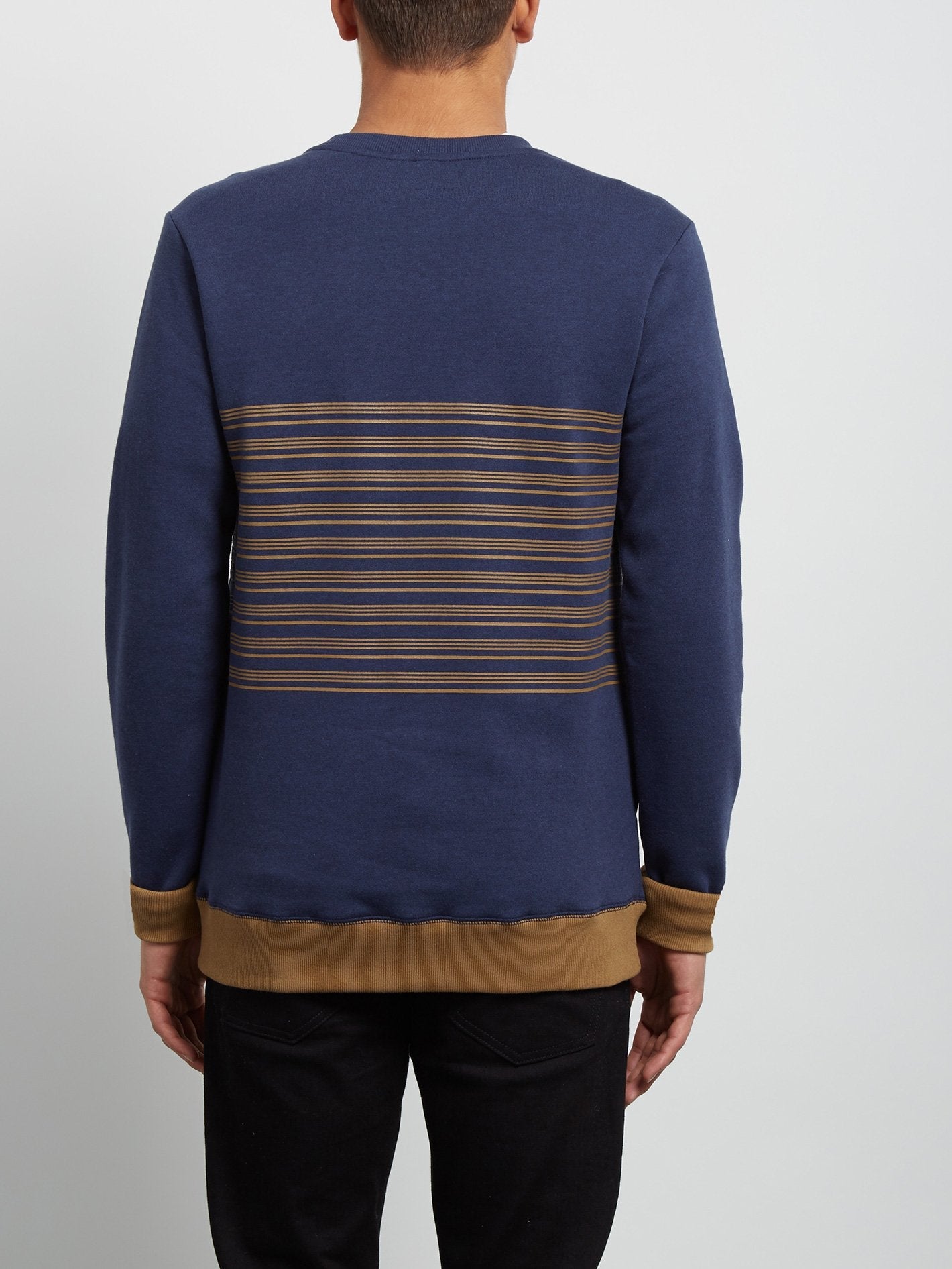 Threezy Crew Sweatshirt - Deep Blue