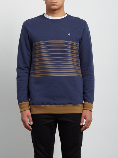Threezy Crew Sweatshirt - Deep Blue