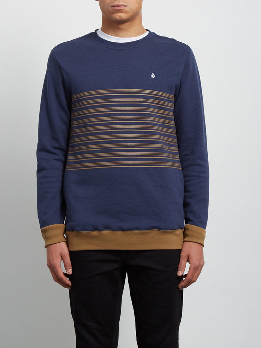 Threezy Crew Sweatshirt - Deep Blue