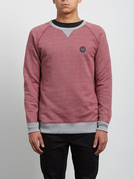 Homack Crew Sweatshirt - Crimson