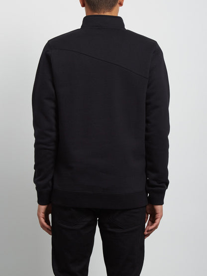 Dixon Mock Sweatshirt - Black
