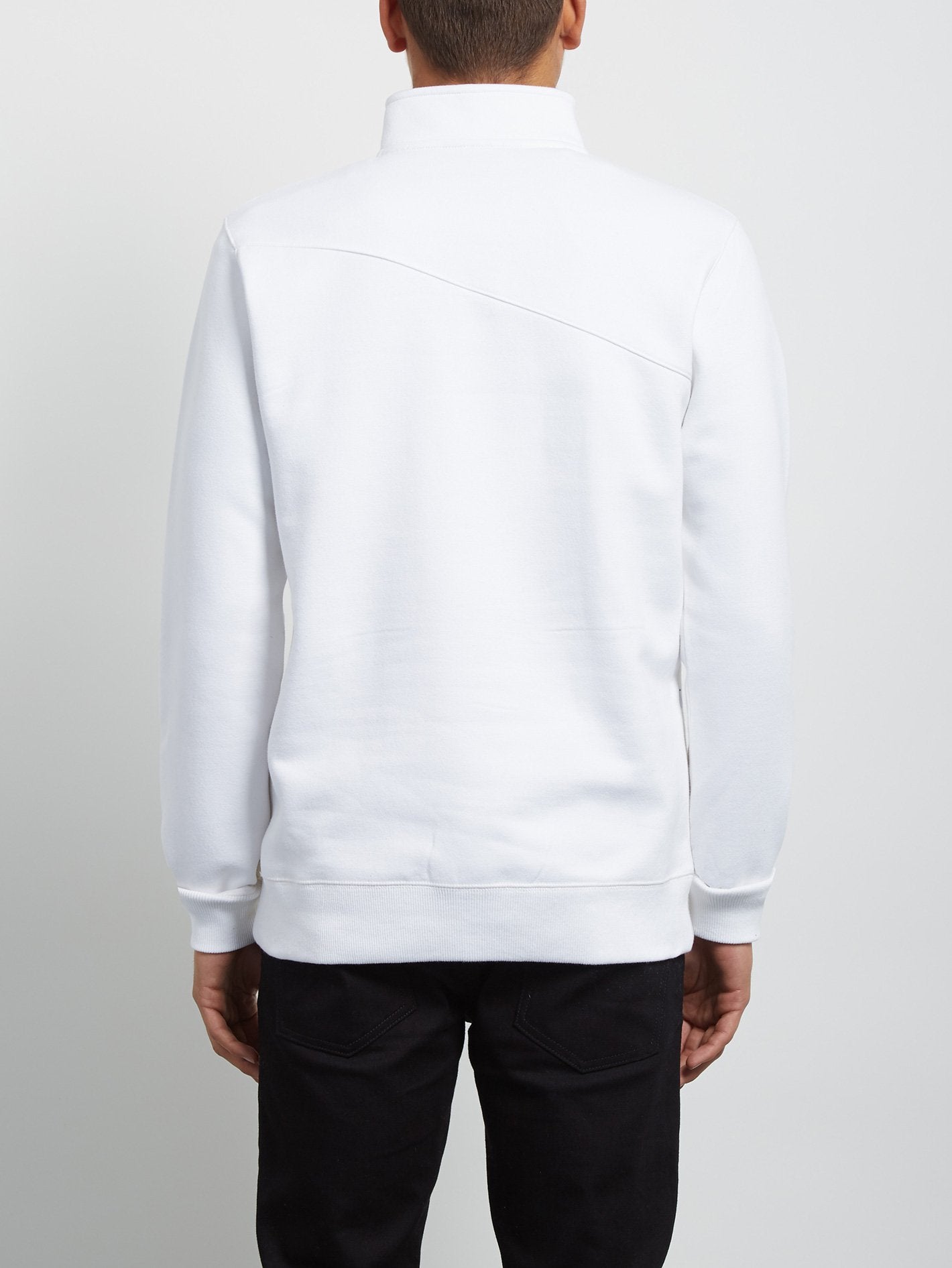 Dixon Mock Sweatshirt - White