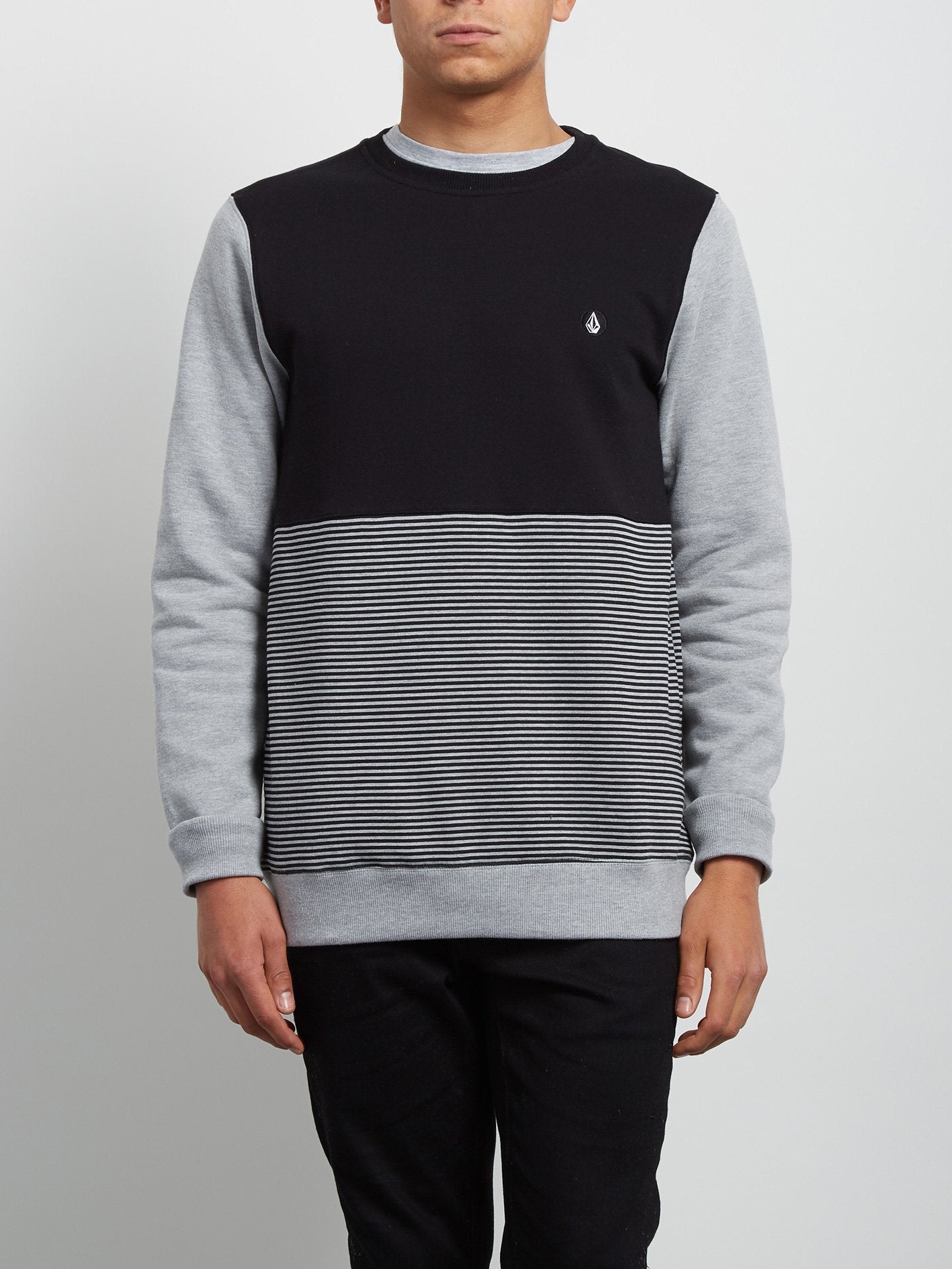 Threezy Crew Sweatshirt - Heather Grey