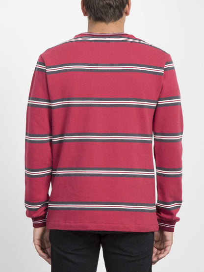 Canionne Crew Sweater  - Burgundy