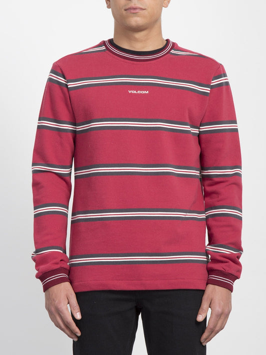 Canionne Crew Sweater  - Burgundy