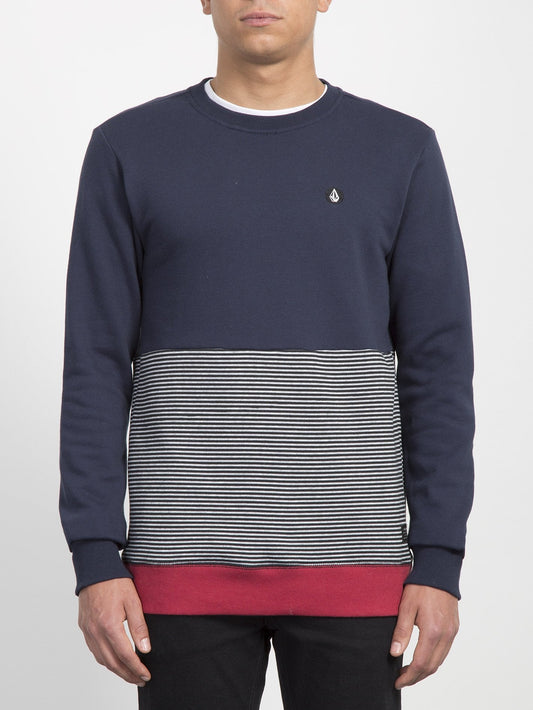 Threezy Crew Sweater  - Navy
