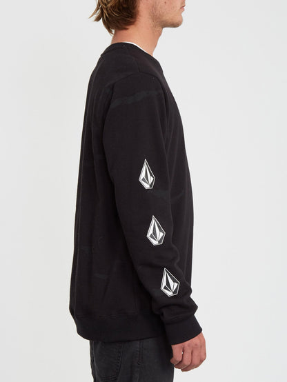 Deadly Stones Crew Sweater - Black Combo