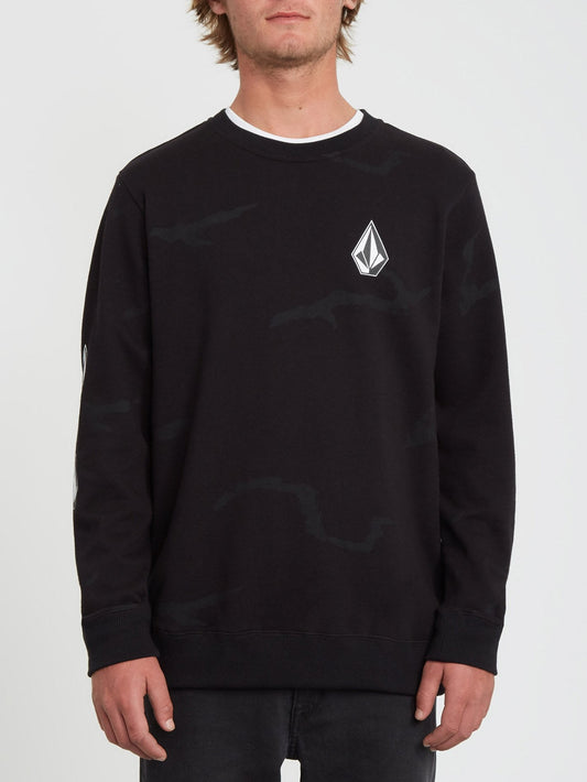Deadly Stones Crew Sweater - Black Combo