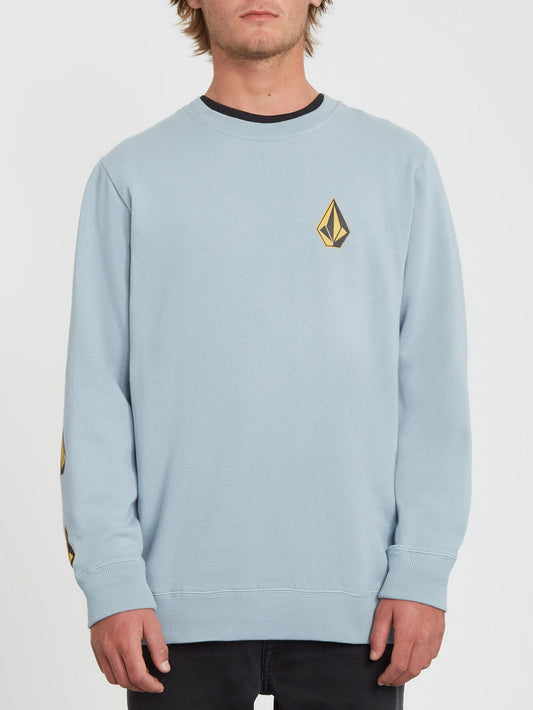 Deadly Stones Crew Sweater - Cool Blue