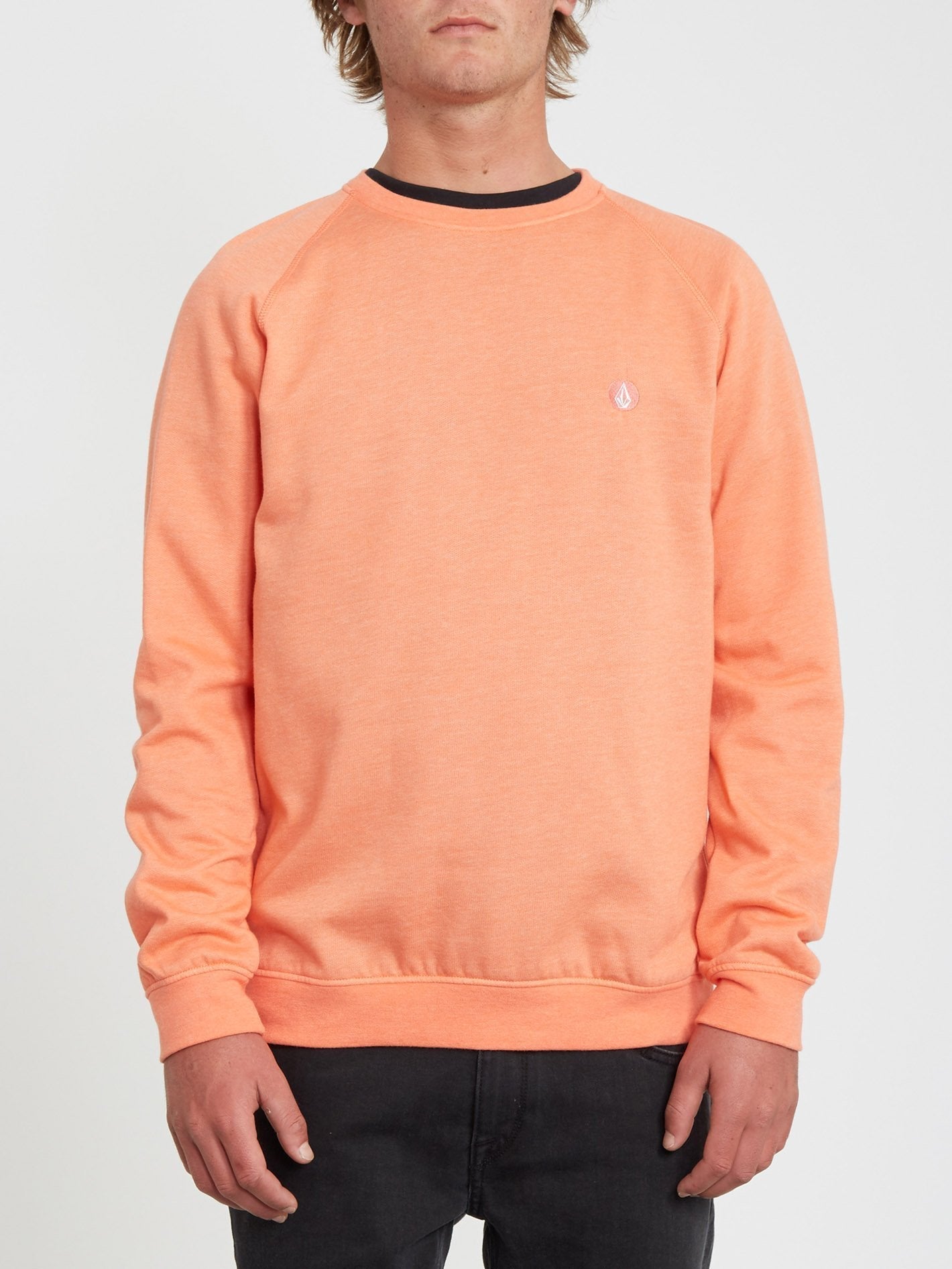 Timesoft Crew Sweater - Salmon
