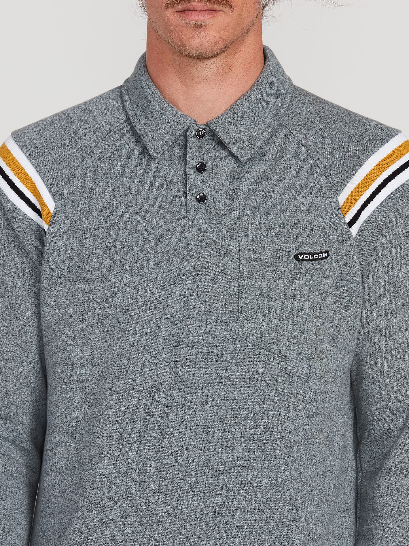 CJ Collins Vpolo Crew Sweater - Cool Blue