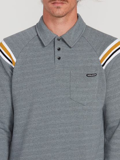 CJ Collins Vpolo Crew Sweater - Cool Blue