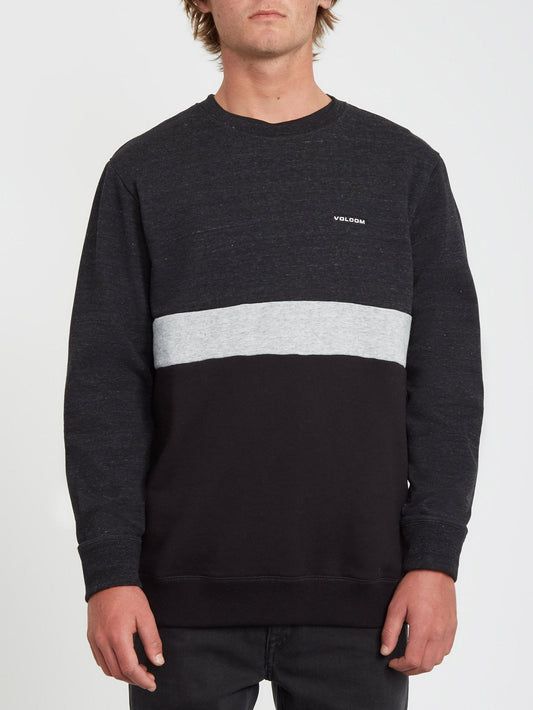 Single Stone Div Crew Sweater - Sulfur Black
